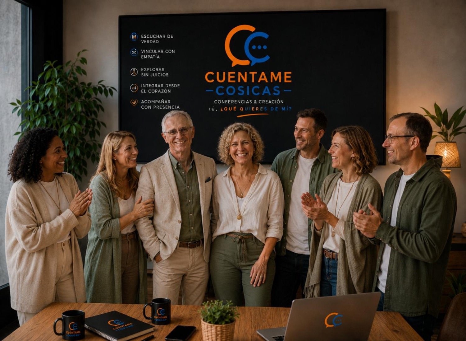 El equipo de Cuéntame Cosicas — conferencias y creación