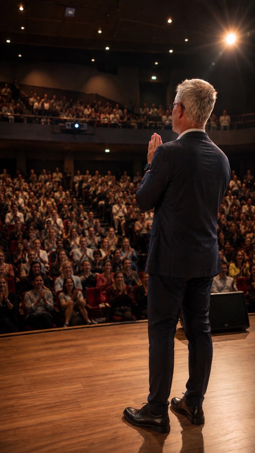 Público en una conferencia de Rafa Navarro